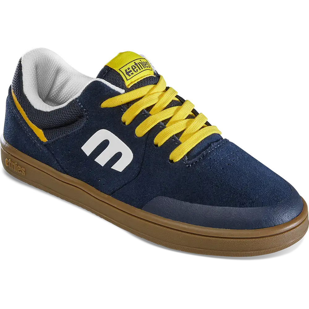 Marana Kids navy/gum/yellow - skate shoes | etnies Official Low-Top Shoe Etnies Skate Original Sustainability Gear