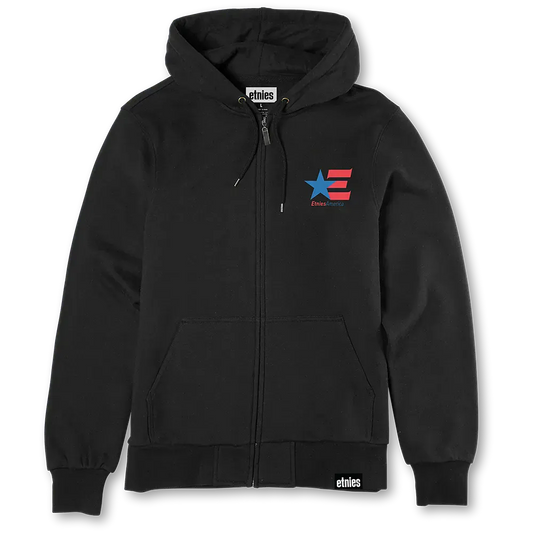 America Zip Hoodie Screen Hooded Fleece Etnies Skate Original Sustainability Gear