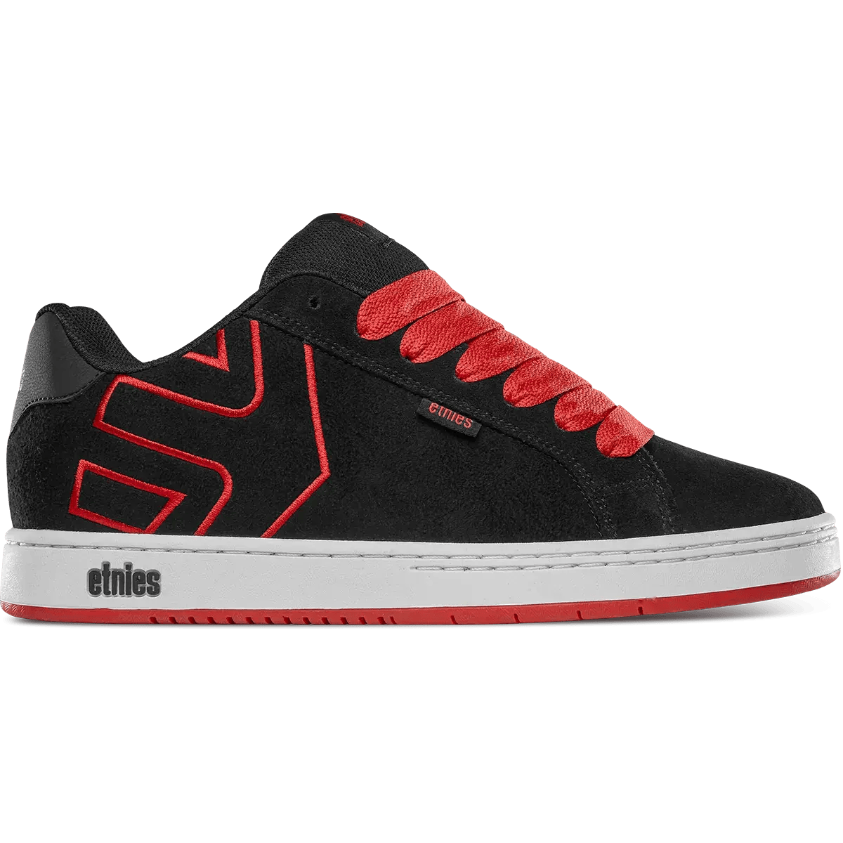 Fader Skate Low-Top Shoe | etnies Skateboarding Low-Top Shoe etnies BLACK/RED / 4.5 Skate Original Sustainability Gear 4101000203.595.045.1ST 7630680817839