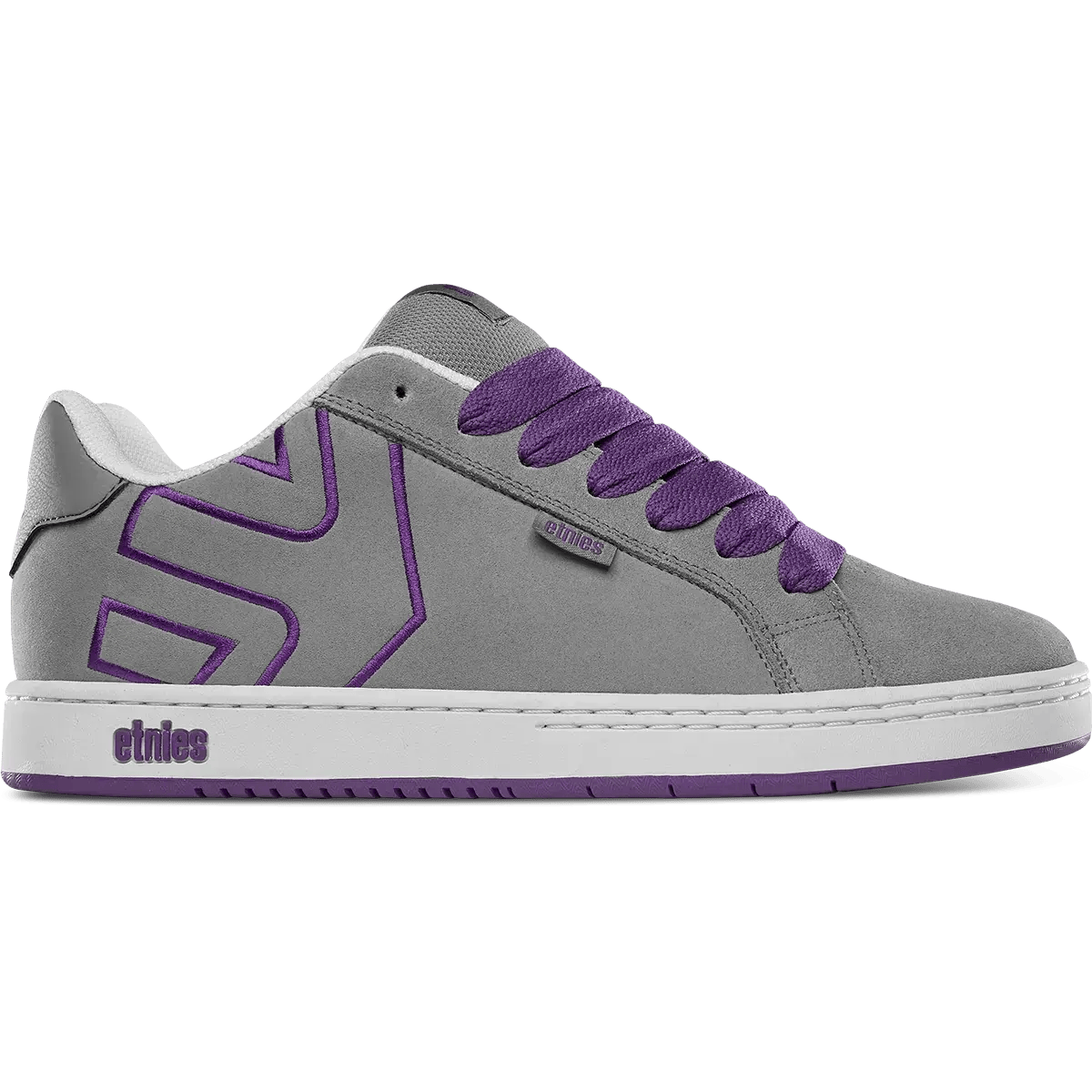 Fader Skate Low-Top Shoe | etnies Skateboarding Low-Top Shoe etnies GREY/PURPLE / 4.5 Skate Original Sustainability Gear 4101000203.363.045.1ST 7630680818256