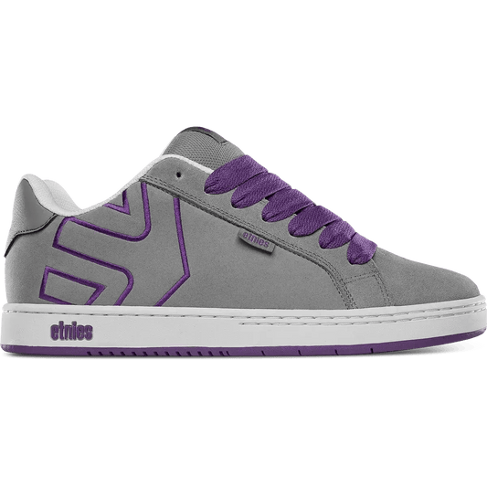 Fader Skate Low-Top Shoe | etnies Skateboarding Low-Top Shoe etnies GREY/PURPLE / 4.5 Skate Original Sustainability Gear 4101000203.363.045.1ST 7630680818256
