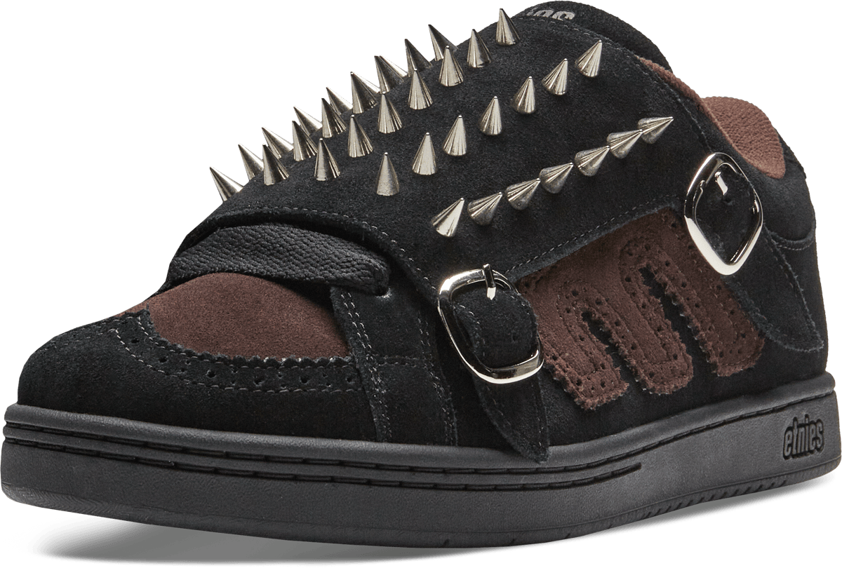 Kingpin Spikes Black Brown Skate Shoe | etnies Official Etnies Skate Original Sustainability Gear