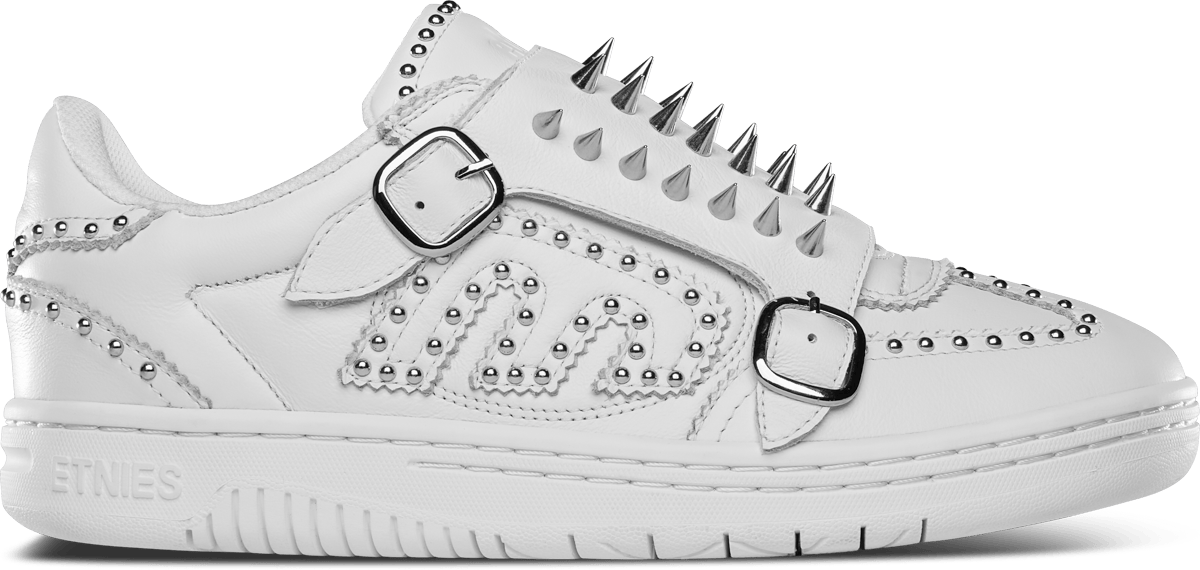 Locut Spikes White Low - Top Skate Shoe | etnies Official Low-Top Shoe Etnies Skate Original Sustainability Gear