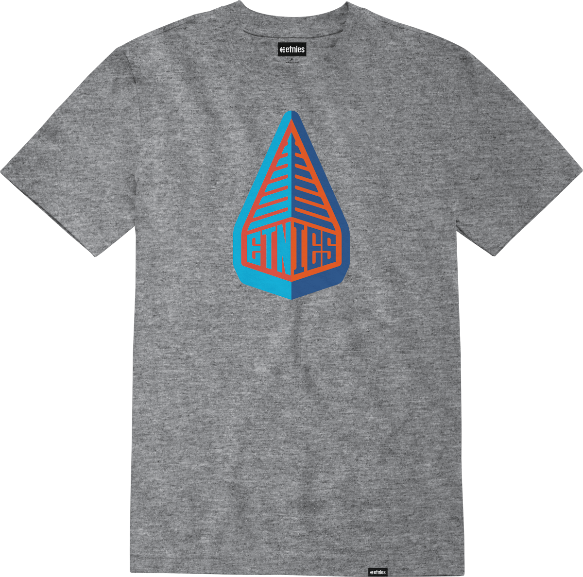 Pine Shade Tee charcoal/heather - t-shirt | etnies Official S/S Basic T-Shirt Etnies Skate Original Sustainability Gear