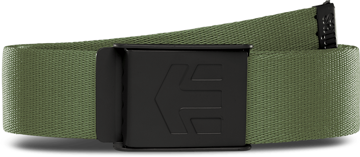 Staplez Olive Custom Belt Streetwear | etnies Official Custom Belt Etnies OLIVE / ONE SIZE Skate Original Sustainability Gear 4140001194.301.OS.1ST 194691093646