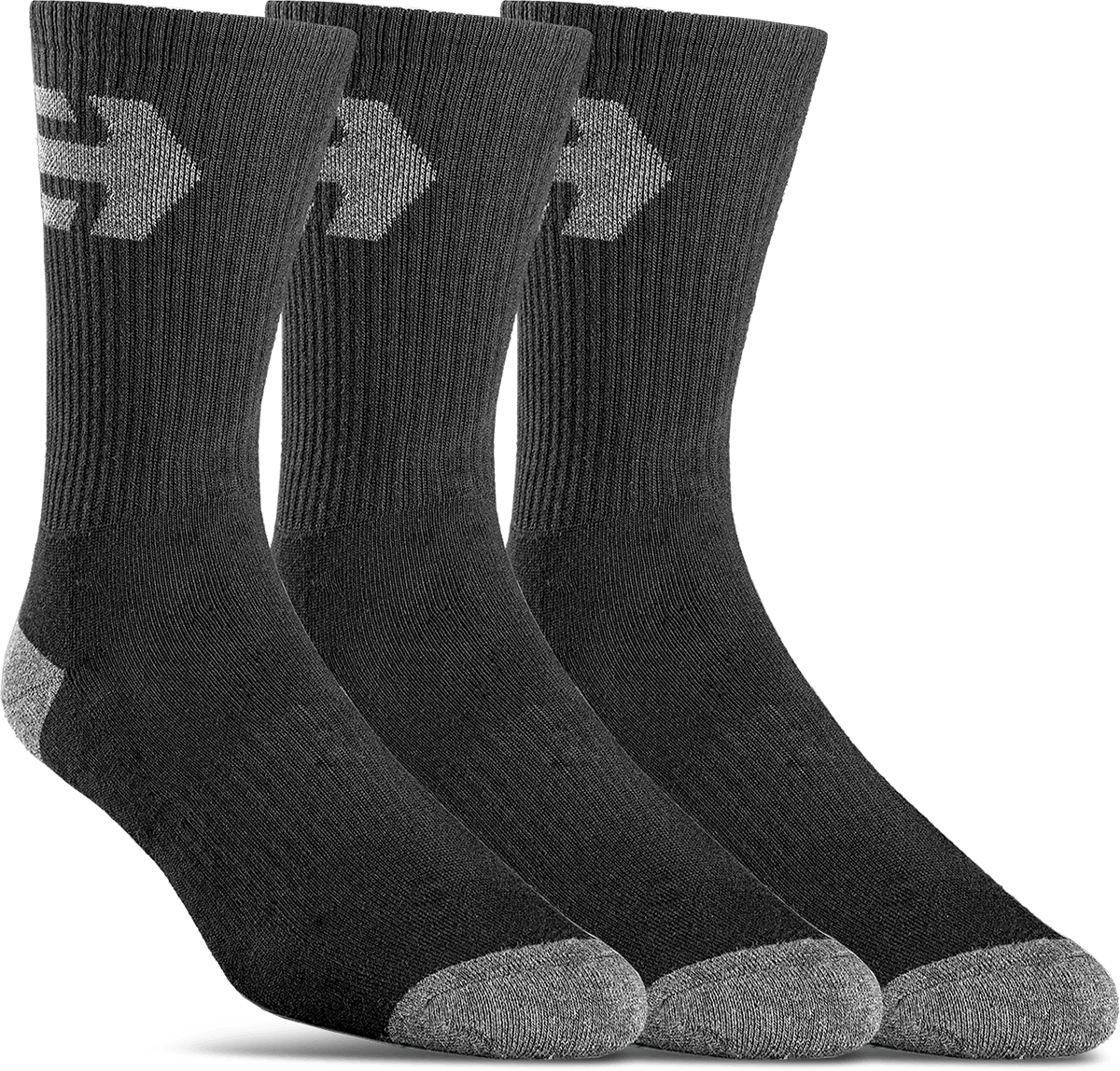 Stencil Icon Sock 3-Pack Crew Sock - skate shoes | etnies Official Crew Sock Etnies BLACK / ONE SIZE Skate Original Sustainability Gear 4140001317.001.OS.1ST 889262676068